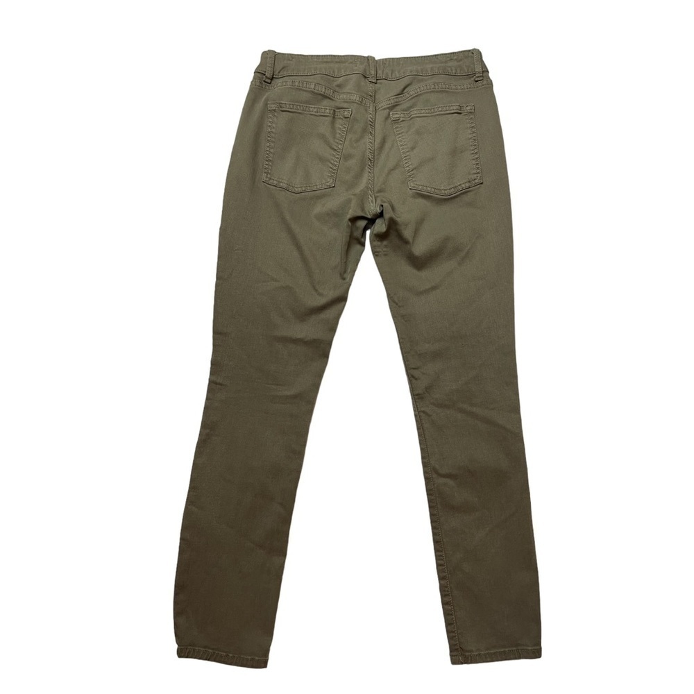Warp + Weft Dusky Green Luxscript Skinny Jeans - Size 28X28 - Picture 4 of 12